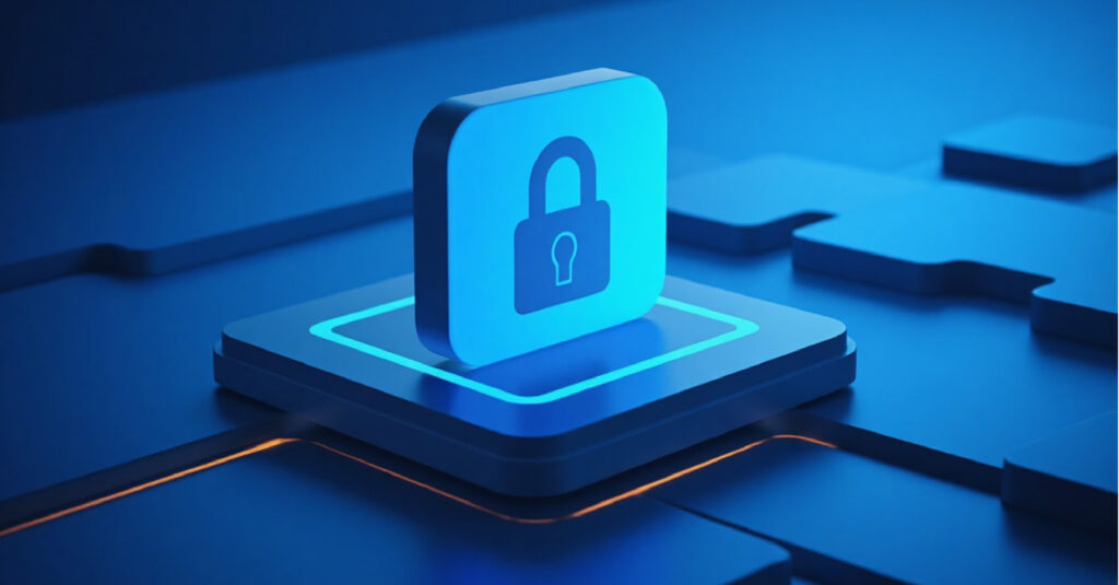 A lock symbolizes legal validity.